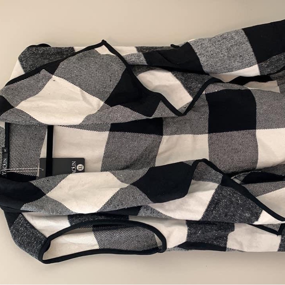 Buffalo plaid vest